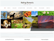 Tablet Screenshot of makingmoments.co.uk